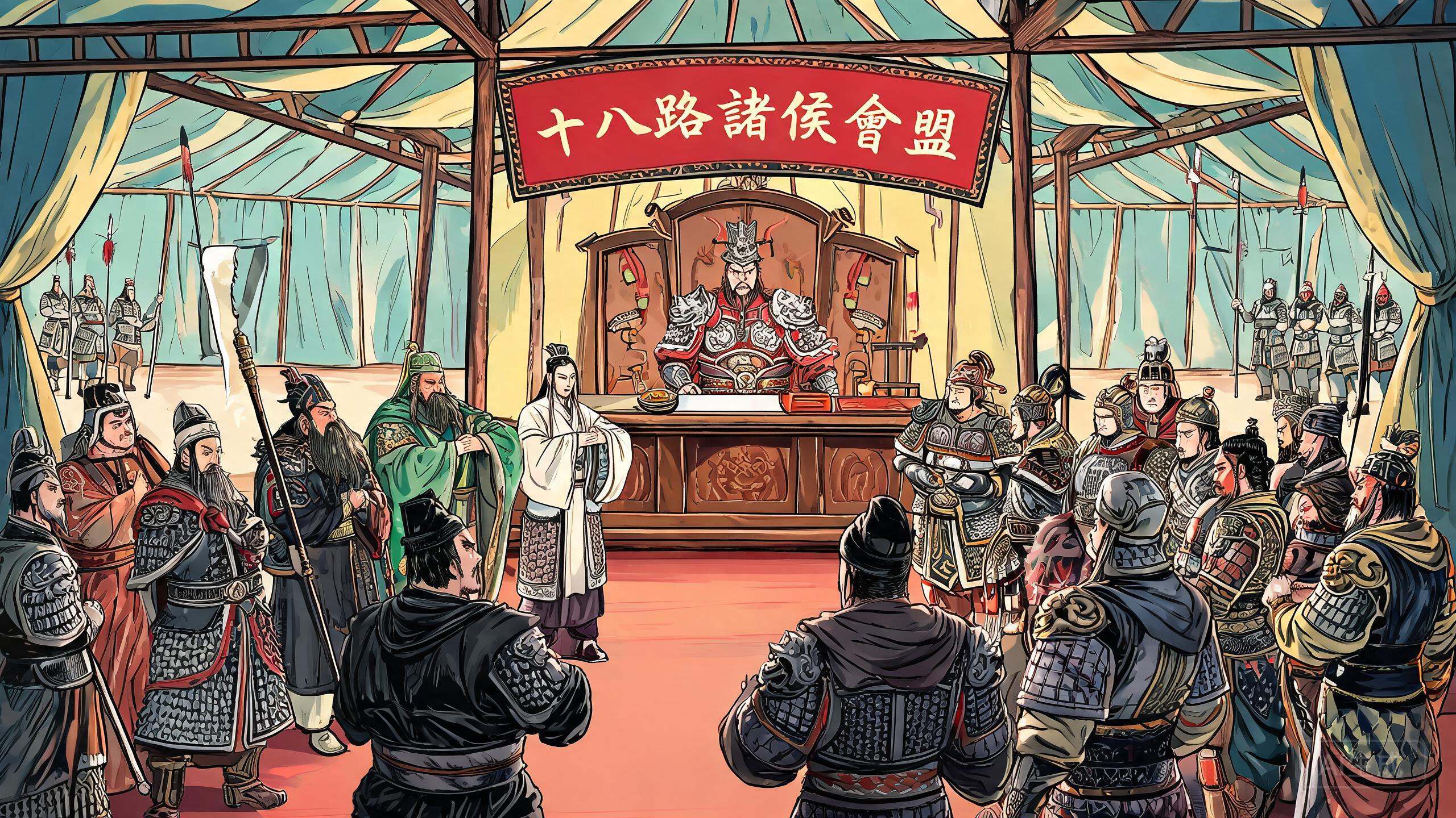 诸侯伐董·孟德专权