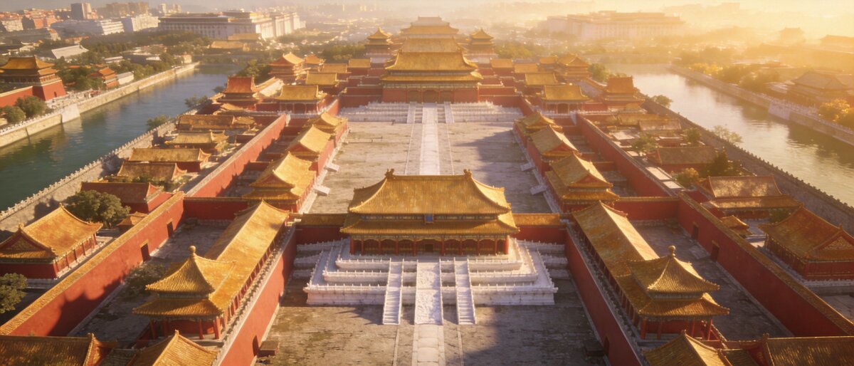 故宫全景鸟瞰