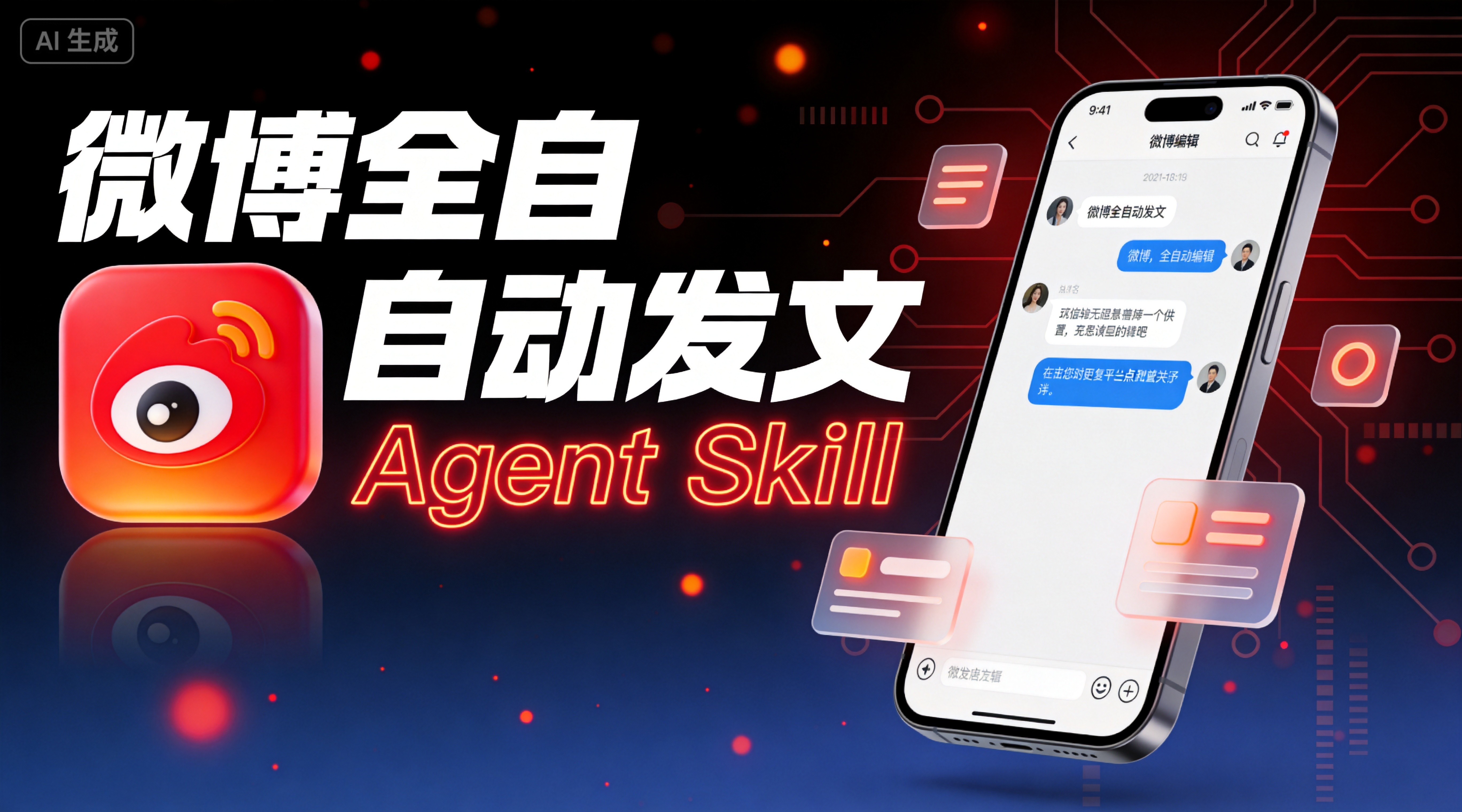重磅上线｜微博全自动发文Agent技能 V1.1 版本今日正式发布
